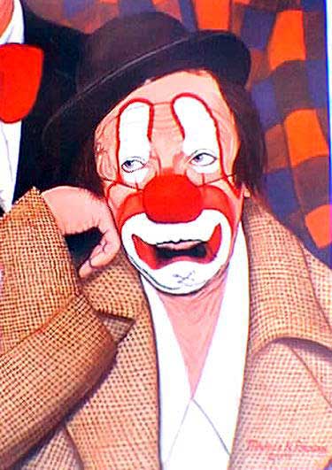 An Auguste clown.